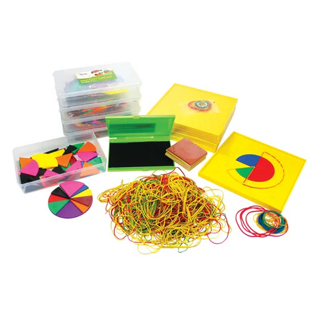 Fraction Circles & Geoboard Kt - Modern Teaching Aids NZ