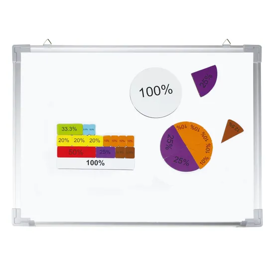 Teachables Magnetic Percentage Builders - Fractions & Decimals Tool - Modern Teaching Aids NZ