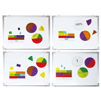 Teachables Magnetic Fraction Builders Set - Maths Learning Tool - Modern Teaching Aids NZ