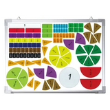 Teachables Magnetic Fraction Builders Set - Maths Learning Tool - Modern Teaching Aids NZ
