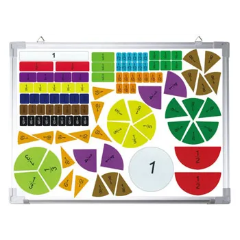 Teachables Magnetic Fraction Builders Set - Maths Learning Tool - Modern Teaching Aids NZ