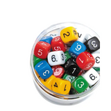 Teachables Dice - 6-Face Polyhedra, 1-6, Jar of 100 - Modern Teaching Aids NZ