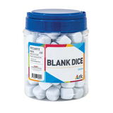 Teachables Blank Dice - 16 mm, Jar of 100 - Modern Teaching Aids NZ