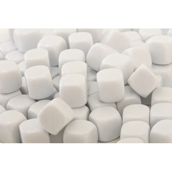 Teachables Blank Dice - 16 mm, Jar of 100 - Modern Teaching Aids NZ