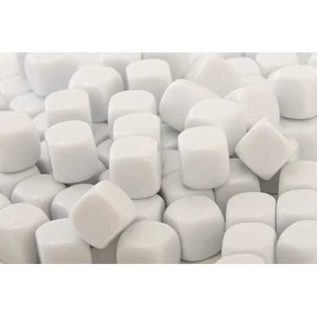 Teachables Blank Dice - 16 mm, Jar of 100 - Modern Teaching Aids NZ