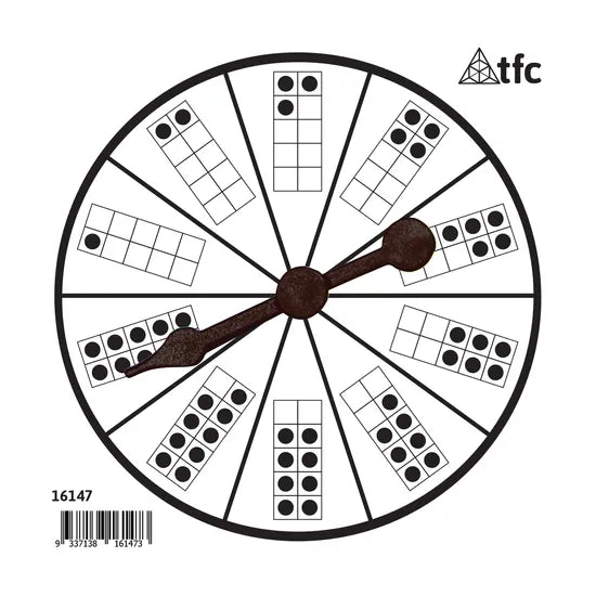 Teachables Spinner - Dot Frame Pattern, Set of 2 - Modern Teaching Aids NZ