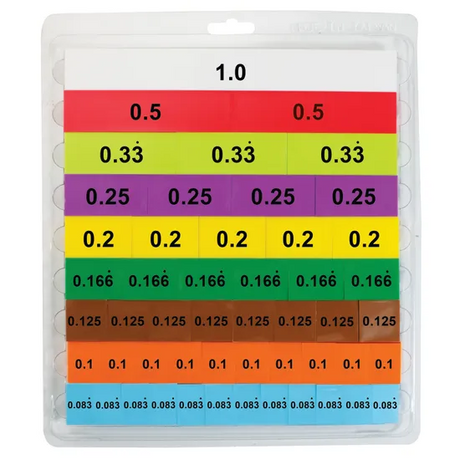 Teachables Decimal Bars - Student Set, Pack of 51 - Modern Teaching Aids NZ