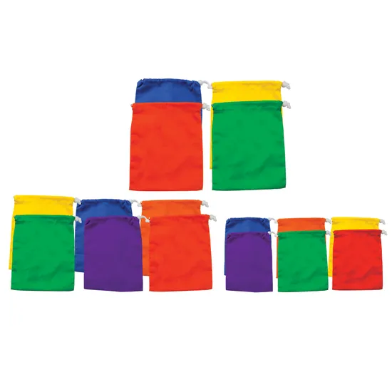 Teachables Drawstring Bags - Small, Set of 6 - Modern Teaching Aids NZ