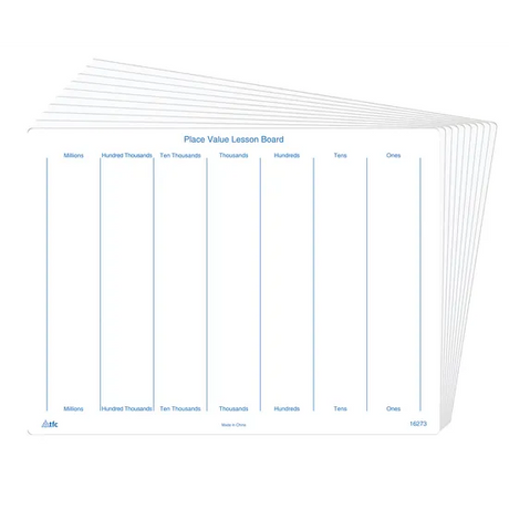 Teachables Show & Tell Cards - Place Value, Pack of 30 - Modern Teaching Aids NZ