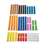 Teachables Large Magnetic Coloured Rods - Measurement & Fractions - Modern Teaching Aids NZ