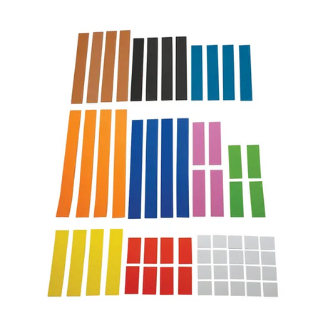 Teachables Large Magnetic Coloured Rods - Measurement & Fractions - Modern Teaching Aids NZ