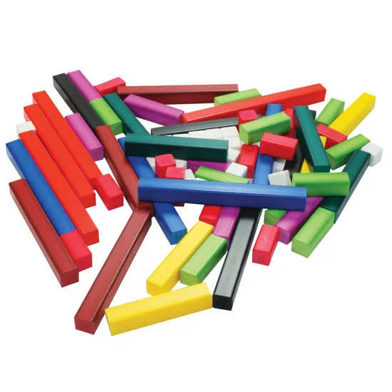 Teachables Coloured Rods - Set of 74 in Bag - Modern Teaching Aids NZ