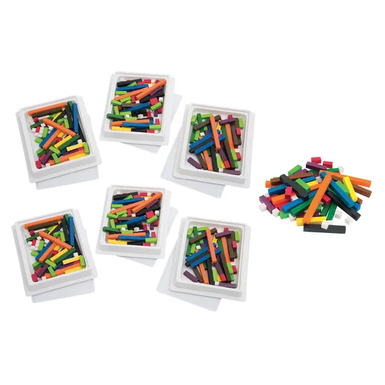 Teachables Cuisenaire Rods - Multi Pack, 6 Sets
