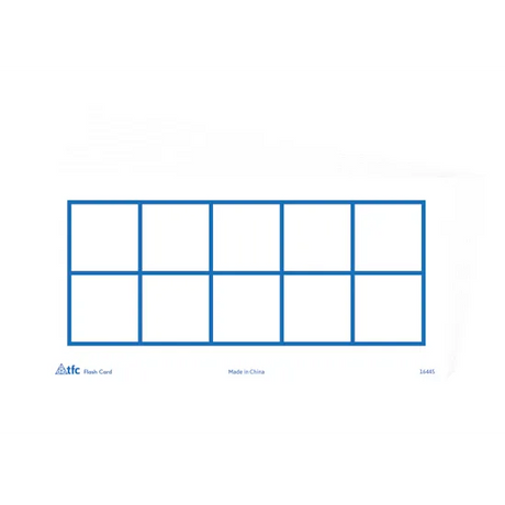 Teachables Ten Frames Flashcards - Write & Wipe, Set of 30 - Modern Teaching Aids NZ