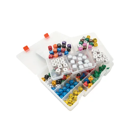Teachables Dice Set - Assorted Dice, Case of 164 - Modern Teaching Aids NZ