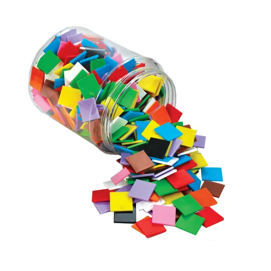 Teachables Colour Tiles - Solid, 2 cm, Set of 500 - Modern Teaching Aids NZ