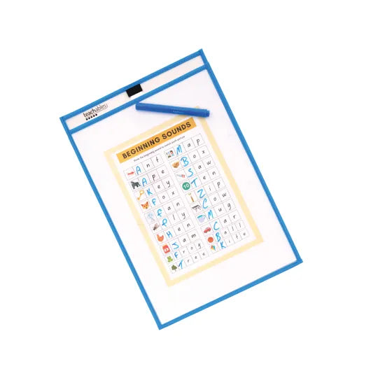 Teachables A3 Write and Wipe Sleeve - Pack of 5 - Modern Teaching Aids NZ