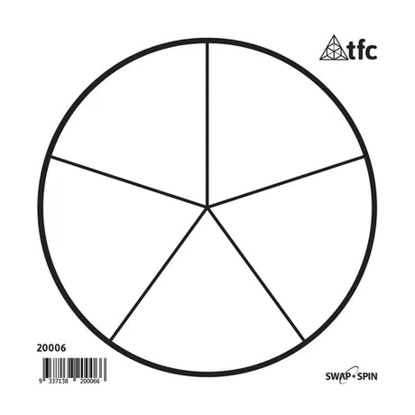 Teachables Swap & Spin Inserts - Blank 5 Template - Modern Teaching Aids NZ