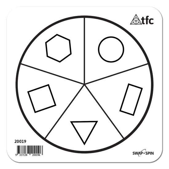 Teachables Swap & Spin Inserts - Attribute: Shape - Modern Teaching Aids NZ