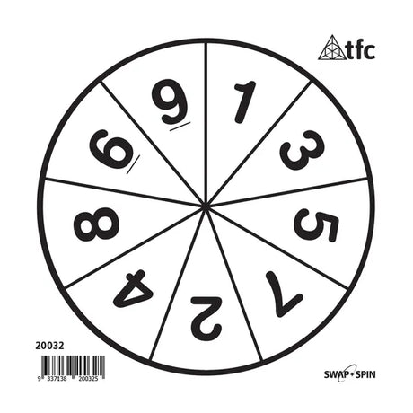 Teachables Swap & Spin Inserts - Numbers 1-9 - Modern Teaching Aids NZ