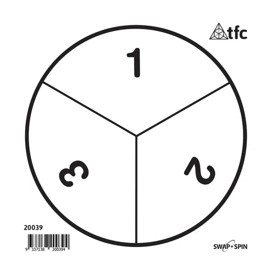 Teachables Swap & Spin Inserts - Numbers 1-3 - Modern Teaching Aids NZ