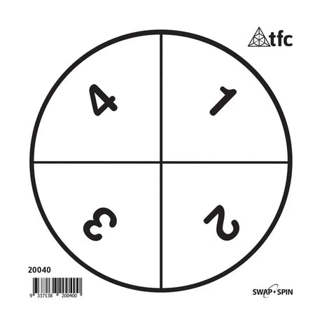 Teachables Swap & Spin Inserts - Numbers 1-4 - Modern Teaching Aids NZ