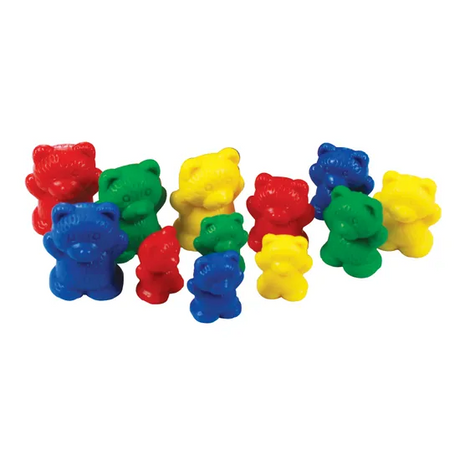 Teachables Bear Counters - 4 g, 8 g, 12 g, Set of 96 - Modern Teaching Aids NZ
