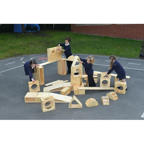 Extra Large Pine Hollow Blocks - 40pc - Modern Teaching Aids NZ