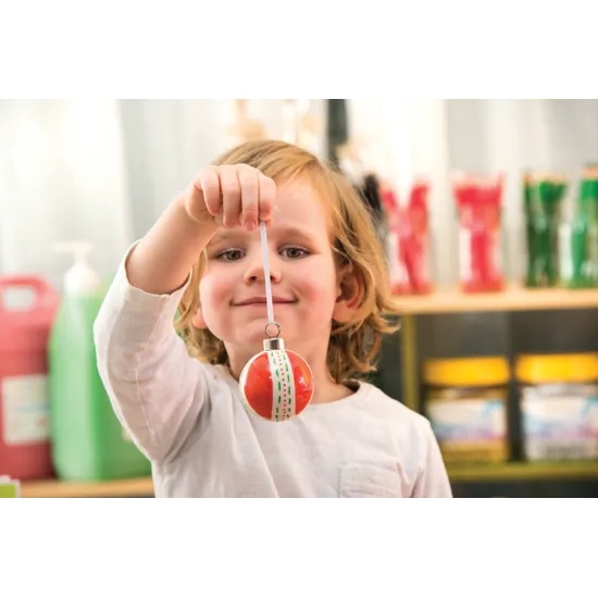 Ceramic Baubles - Pack of 10 - Modern Teaching Aids NZ