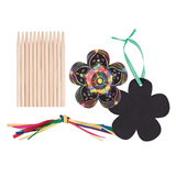Scratch Flowers - Set of 12 - Modern Teaching Aids NZ