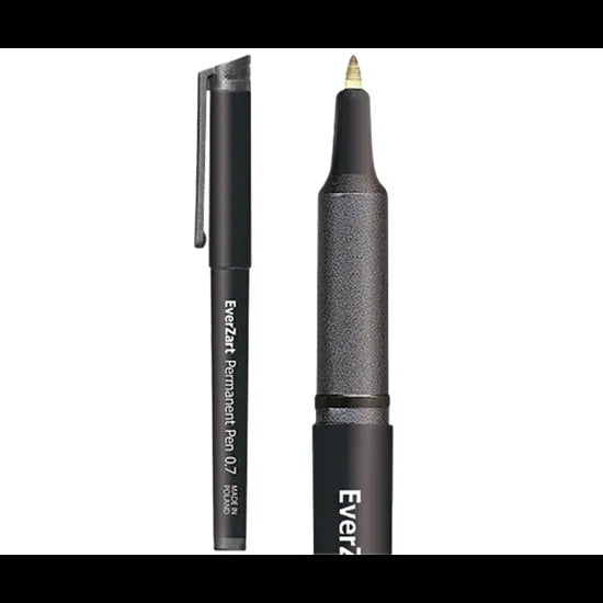 EverZart Permanent Pen Black -  Pack of 20 - Modern Teaching Aids NZ