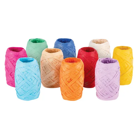 Raffia Ribbon - Pack of 10 - Modern Teaching Aids NZ