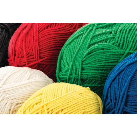 Creatistics Acrylic Yarn Assorted 170 m- Pack of 6 - Modern Teaching Aids NZ