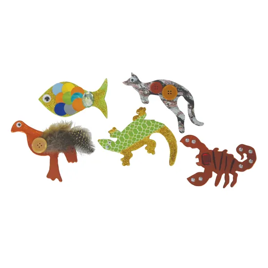 Papier Mache Australian Animals - Pack of 80 - Modern Teaching Aids NZ