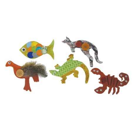 Papier Mache Australian Animals - Pack of 80 - Modern Teaching Aids NZ