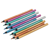 Jumbo Metallic Pencils - Pack of 12 - Modern Teaching Aids NZ