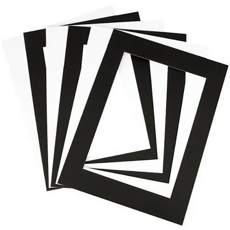Black & White Art Frames A5 - Pack of 10 - Modern Teaching Aids NZ