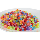 Alphabet Cube Beads - 100g - Modern Teaching Aids NZ