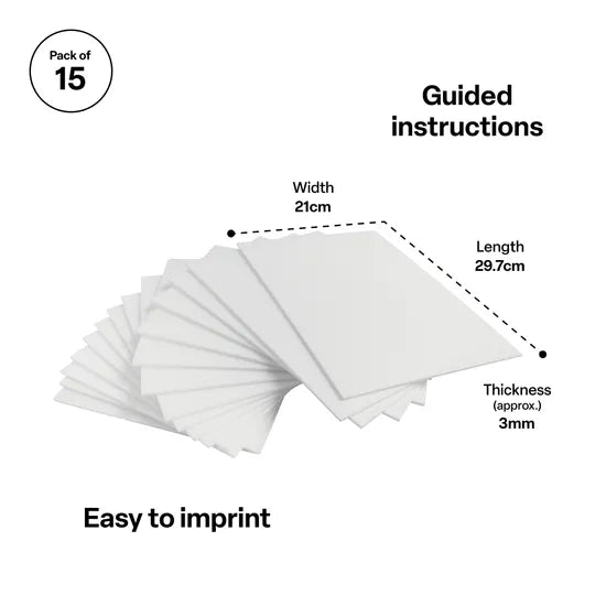 Printing Foam A4 - Pack of 15 - Modern Teaching Aids NZ