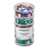 Creatistics Sequins in Stackable Container- Pack of 1500 - Modern Teaching Aids NZ