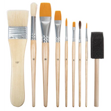 Assorted Brush Set - Pack of 9 - Modern Teaching Aids NZ