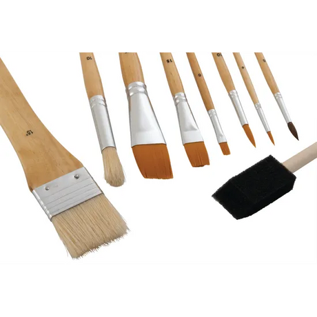 Assorted Brush Set - Pack of 9 - Modern Teaching Aids NZ