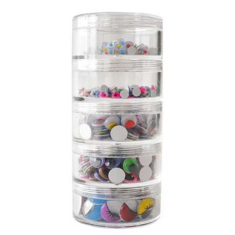 Creatistics Assorted Coloured Joggle Eyes- Pack of 450 - Modern Teaching Aids NZ