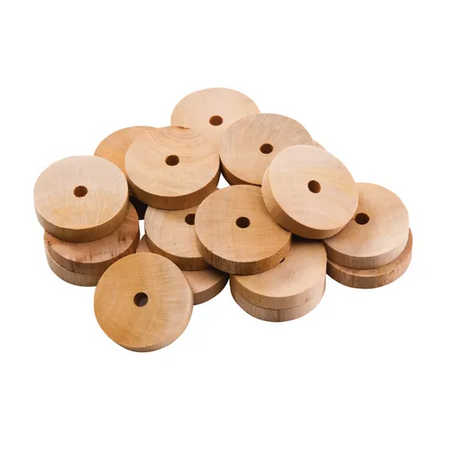 Wooden Wheels - Pack of 20 - Modern Teaching Aids NZ