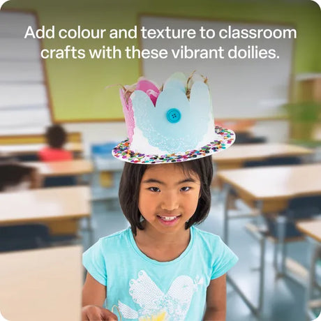 Coloured Doilies - Pack of 100 - Modern Teaching Aids NZ