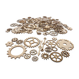 Wooden Gears & Cogs Asst - Pack of 100 - Modern Teaching Aids NZ