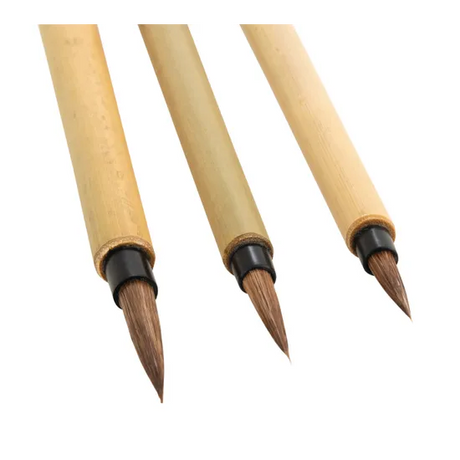 Chinese Paint Brush Pens - Pack of 3 - Modern Teaching Aids NZ