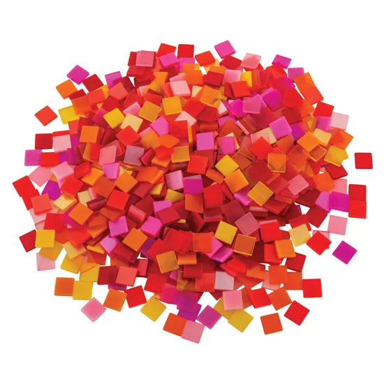 Mosaic Tiles - Warm Colours - 150g - Modern Teaching Aids NZ