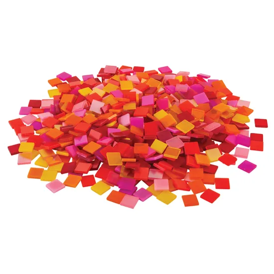 Mosaic Tiles - Warm Colours - 150g - Modern Teaching Aids NZ