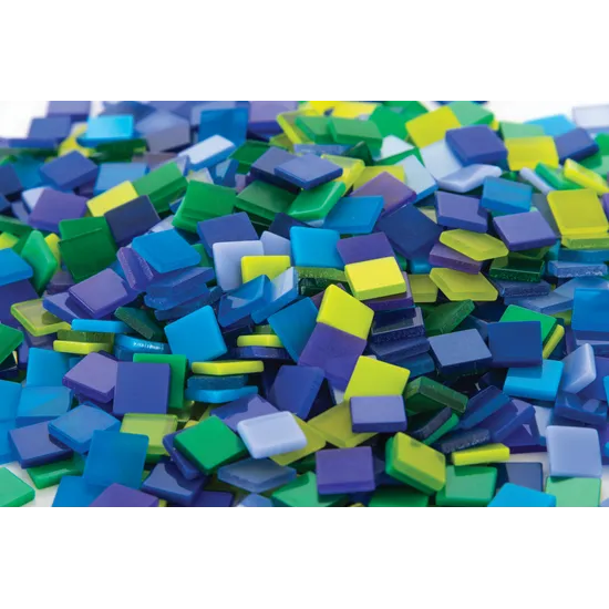 Mosaic Tiles - Cool Colours - 150g - Modern Teaching Aids NZ